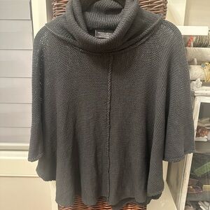 Wooden Ships Charcoal Cowl Neck Sweater